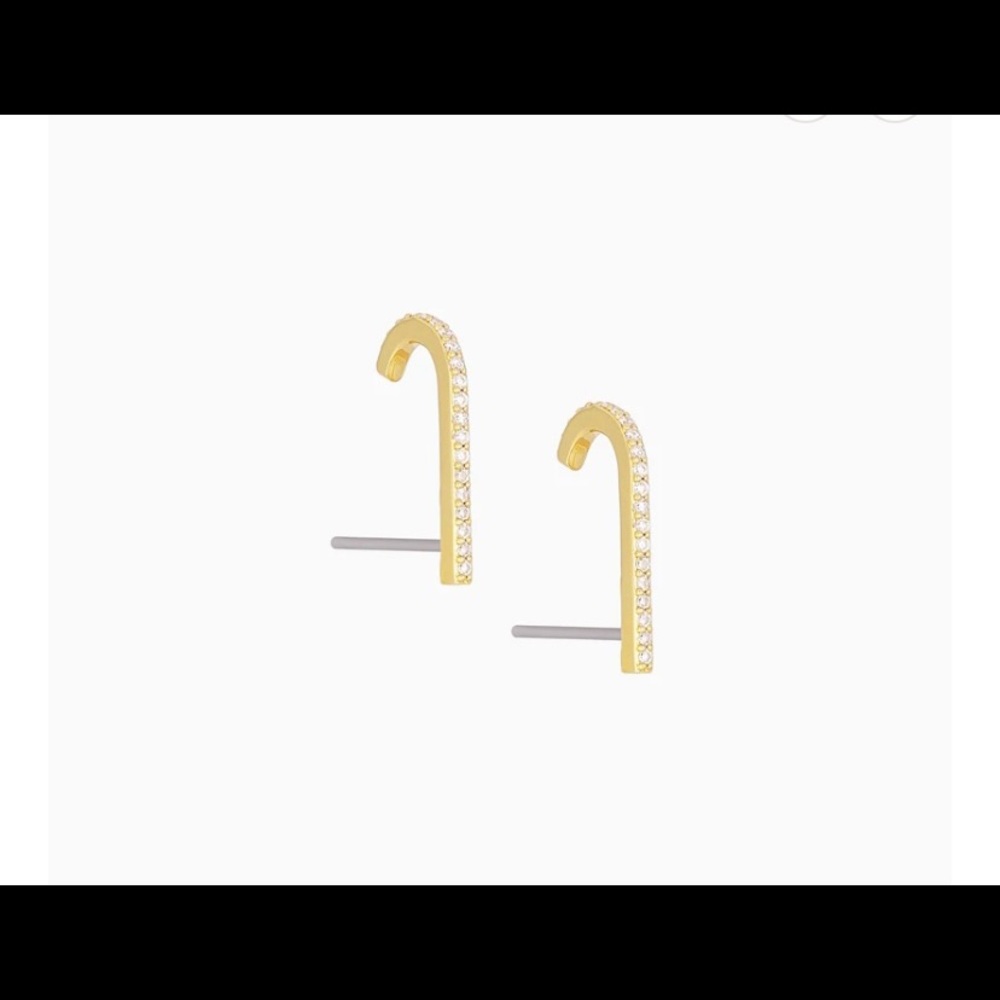 Uncommon James Gold Open Bar Earrings